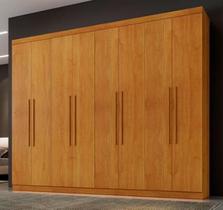 Guarda Roupa New Premium 8 Portas Benetil Móveis - Cinamomo Guarda Roupa New Premium 8 Portas Benetil Móveis - Cinamomo