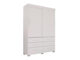 Guarda Roupa New Star 2 Portas 6 Gavetas sem Espelho Salleto