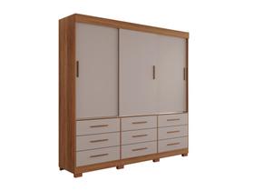 Guarda-Roupa New Star 3 Portas 9 Gavetas 1,80 Salleto