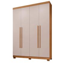 Guarda Roupa New Supremo 4 Portas e 3 Gavetas Cin/Off