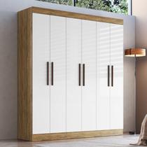 Guarda-roupa New Xangai 6 Portas 2 Gavetas Internas