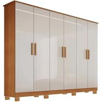 Guarda Roupa Nina Casal 6 Portas 4 Gavetas Bianchi Guarda Roupa Nina Casal 6 Portas 4 Gavetas Bianchi
