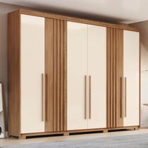 Guarda-Roupa Norton 06 Pts. Nature/Off White - Henn Guarda-Roupa Norton 06 Pts. Nature/Off White - Henn