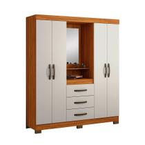 Guarda-Roupa Notável Capela Solteiro 4 Portas 3 Gavetas NT5015