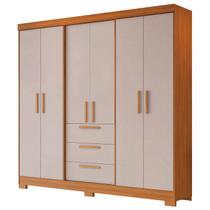 Guarda-Roupa NT 6030 Freijo Com Off White - Notavel Guarda-Roupa NT 6030 Freijo Com Off White - Notavel