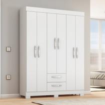 Guarda-roupa Nt6015 com 6 Portas e 2 Gavetas