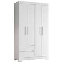 Guarda Roupa Olimpia 4 Portas e 2 Gavetas Quarto 103 cm Guarda Roupa Olimpia 4 Portas e 2 Gavetas Quarto 103 cm