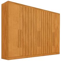 Guarda Roupa Oxford Casal 6 Portas 6 Gavetas Europa Cor Peroba