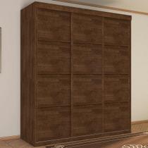 Guarda Roupa Paladino Casal Três Portas Deslizantes Malbec Guarda Roupa Paladino Casal Três Portas Deslizantes Malbec
