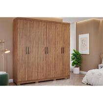 Guarda Roupa Panan Clara Flex 6 Portas Avelã Guarda Roupa Panan Clara Flex 6 Portas Avelã