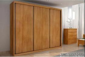 Guarda Roupa Paradizzo 3 Portas 6 Gavetas - Novo Horizonte