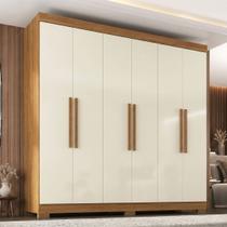 Guarda-roupa Paris 6 Portas Mdp com Pés