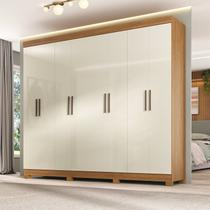 Guarda-roupa Paris 8 Portas Mdp com Pés Guarda-roupa Paris 8 Portas Mdp com Pés