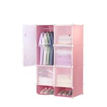 Guarda roupa portatil armario sapateira desmontavel organizador brinquedos cabideiro praia campo rosa