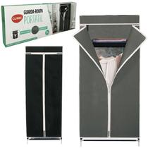 Guarda Roupa Portátil Organizador TNT Ferro Plástico Compacto 8 kg