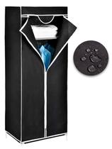 Guarda Roupa Portátil TNT 143cm Armário Organizador Roupas Desmontável Compacto Leve Fácil Montagem Pequenos Espaços Guarda Roupa Portátil TNT 143cm Armário Organizador Roupas Desmontável Compacto Leve Fácil Montagem Pequenos Espaços