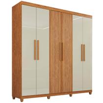 Guarda Roupa Portugal Frison Casal 6 Portas 2 Gavetas Imop Cor Cinamomo Off White Guarda Roupa Portugal Frison Casal 6 Portas 2 Gavetas Imop Cor Cinamomo Off White