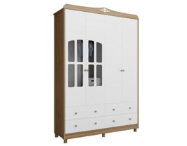 Guarda Roupa Provençal Moveis Peroba Elo 04 portas MDF