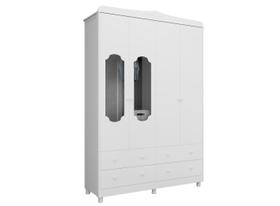 Guarda Roupa Provençal Moveis Peroba Noah 04 portas MDF Guarda Roupa Provençal Moveis Peroba Noah 04 portas MDF