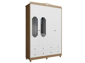 Guarda Roupa Provençal Moveis Peroba Noah 04 portas MDF