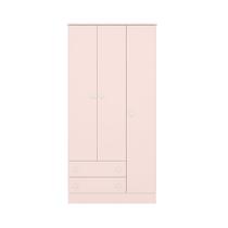 Guarda Roupa Quarto Infantil Bebê 3 Portas 2 Gavetas 3 Prateleiras 1 Cabideiro Doce Sonho 2617 Guarda Roupa Quarto Infantil Bebê 3 Portas 2 Gavetas 3 Prateleiras 1 Cabideiro Doce Sonho 2617