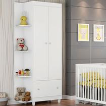 Guarda Roupa Quarto Infantil Gutti com 2 Portas e 1 Gaveta