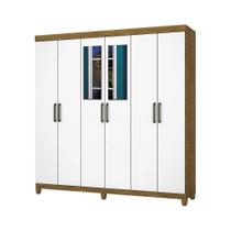 Guarda Roupa R22 6 Portas 2 Gavetas Espelho Carioca Móveis Cinamomo Branco Guarda Roupa R22 6 Portas 2 Gavetas Espelho Carioca Móveis Cinamomo Branco