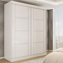 Guarda-Roupa Real 2 Portas 2 Gavetas 100% Mdf Branco - Panorama Móveis Guarda-Roupa Real 2 Portas 2 Gavetas 100% Mdf Branco - Panorama Móveis