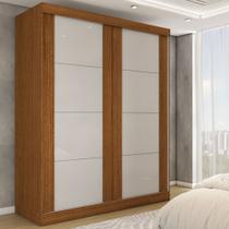 Guarda-Roupa Real 2 Portas 2 Gavetas 100% Mdf Flex Cinamomo/Off White - Panorama Móveis Guarda-Roupa Real 2 Portas 2 Gavetas 100% Mdf Flex Cinamomo/Off White - Panorama Móveis