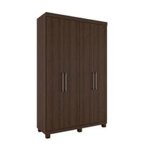 Guarda Roupa Rimo 04 Portas e 02 Gavetas Com Pé MDF - Tauari