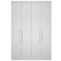 Guarda Roupa Rizon Módulo 4 Portas 3 Gavetas Novo Horizonte Cor Branco