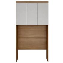 Guarda Roupa Rizon Módulo Aéreo Solteiro 3 Portas Novo Horizonte Cor Cumaru Fendy