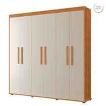 Guarda-Roupa Roupeiro 6 Portas Milane 100% MDF