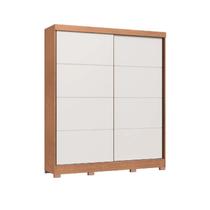 Guarda Roupa / Roupeiro Castro 0920M 2 portas 4 gavetas Cedro e Branco Line Guarda Roupa / Roupeiro Castro 0920M 2 portas 4 gavetas Cedro e Branco Line