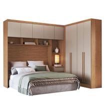 Guarda Roupa / Roupeiro Conjunto Modulado Castro Bless 2 Peças 217x391x46cm