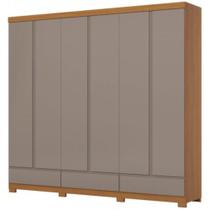 Guarda Roupa / Roupeiro Henn D344 Imperial 6 Portas e 9 Gavetas 240 x 260 x 54cm MDF Guarda Roupa / Roupeiro Henn D344 Imperial 6 Portas e 9 Gavetas 240 x 260 x 54cm MDF