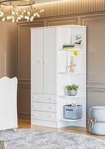 Guarda Roupa Roupeiro Infantil Doce Sonho 825 Qmovi Branco Guarda Roupa Roupeiro Infantil Doce Sonho 825 Qmovi Branco