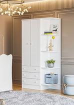 Guarda Roupa Roupeiro Infantil Doce Sonho 825 Qmovi Branco Guarda Roupa Roupeiro Infantil Doce Sonho 825 Qmovi Branco