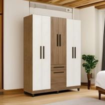 Guarda Roupa Roupeiro Laguna 7 portas 1 gaveta Quarto Grande