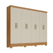 Guarda Roupa / Roupeiro Rodial 51GR8460 Andorra 8 Portas 4 Gavetas 200x225x40cm Guarda Roupa / Roupeiro Rodial 51GR8460 Andorra 8 Portas 4 Gavetas 200x225x40cm