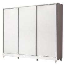 Guarda Roupa Royale 100% MDF 3 Portas Correr e Pés Madesa