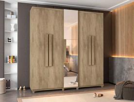 Guarda Roupa RV Móveis Munique com 5 Portas e 3 Gavetas - Niágara
