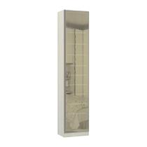 Guarda Roupa Sapateira 1 Porta com Vidro Reflecta 50cm Prime Plus Luciane móveis