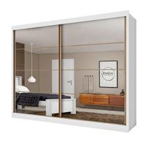 Guarda Roupa Sevilha 2 Portas Com Espelho MDF - MadeMarcs Guarda Roupa Sevilha 2 Portas Com Espelho MDF - MadeMarcs