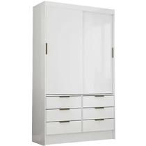 Guarda Roupa Sevilha Solteiro Sem Espelho 2 Portas 6 Gavetas Carioca Cor Branco Guarda Roupa Sevilha Solteiro Sem Espelho 2 Portas 6 Gavetas Carioca Cor Branco