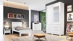 Guarda Roupa Solt Esp 2 Portas 6 Gav Buriti Novo Horizonte