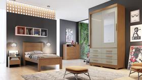 Guarda Roupa Solt Esp 2 Portas 6 Gav Buriti Novo Horizonte