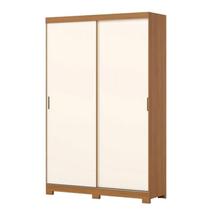 Guarda Roupa Solteiro 02 Portas Deslizantes Flex 02 Gavetas Lucca D348 Cinamomo Off White Avelã - Henn Guarda Roupa Solteiro 02 Portas Deslizantes Flex 02 Gavetas Lucca D348 Cinamomo Off White Avelã - Henn