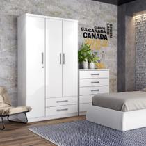 Guarda Roupa Solteiro 03 Portas 02 Gavetas Miami Henn Guarda Roupa Solteiro 03 Portas 02 Gavetas Miami Henn