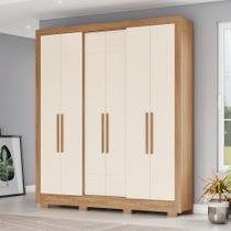 Guarda Roupa Solteiro 06 Portas 02 Gavetas B366 Briz